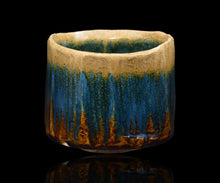 画像をギャラリービューアに読み込む, 鈴木徹 三彩茶盌 銘「鳳凰」