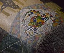 画像をギャラリービューアに読み込む, 伊藤北斗 釉刻色絵金銀彩 茶盌