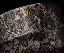 画像をギャラリービューアに読み込む, 多田幸史 幾何紋金白金彩 小服茶碗