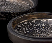 画像をギャラリービューアに読み込む, 多田幸史 幾何紋白金彩 合子