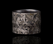 画像をギャラリービューアに読み込む, 多田幸史 幾何紋白金彩 一服碗