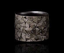 画像をギャラリービューアに読み込む, 多田幸史 幾何紋白金彩 一服碗