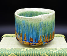 画像をギャラリービューアに読み込む, 鈴木徹 三彩茶盌