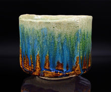 画像をギャラリービューアに読み込む, 鈴木徹 三彩茶盌