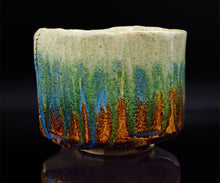 画像をギャラリービューアに読み込む, 鈴木徹 三彩茶盌