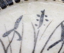 画像をギャラリービューアに読み込む, 光藤佐 草花文絵志野鉢