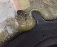 画像をギャラリービューアに読み込む, 若尾経 米色瓷茶盌 銘「玉霞」