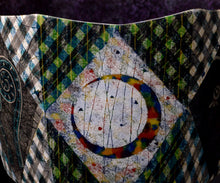 画像をギャラリービューアに読み込む, 伊藤北斗 釉刻色絵金銀彩 面取茶盌