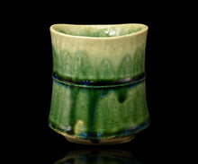 画像をギャラリービューアに読み込む, 鈴木徹 緑釉湯呑A