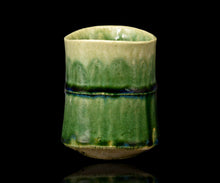 画像をギャラリービューアに読み込む, 鈴木徹 緑釉湯呑A
