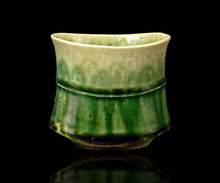 画像をギャラリービューアに読み込む, 鈴木徹 緑釉湯呑B