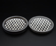 画像をギャラリービューアに読み込む, 多田幸史 幾何紋白金彩 合子