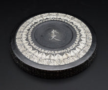 画像をギャラリービューアに読み込む, 多田幸史 幾何紋白金彩 合子