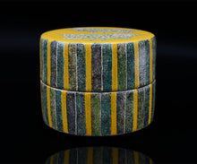 画像をギャラリービューアに読み込む, 伊藤北斗 釉刻色絵金銀彩 小筥A