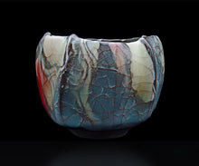 画像をギャラリービューアに読み込む, 若尾経 練込窯変青磁片口