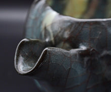 画像をギャラリービューアに読み込む, 若尾経 練込窯変青磁片口