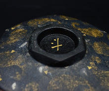 画像をギャラリービューアに読み込む, 伊藤北斗 釉刻色絵金銀彩 面取茶碗