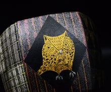 画像をギャラリービューアに読み込む, 伊藤北斗 釉刻色絵金銀彩 面取茶碗