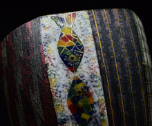 画像をギャラリービューアに読み込む, 伊藤北斗 釉刻色絵金銀彩 面取茶碗