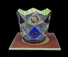 画像をギャラリービューアに読み込む, 伊藤北斗 釉刻色絵金銀彩 香炉