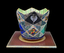 画像をギャラリービューアに読み込む, 伊藤北斗 釉刻色絵金銀彩 香炉