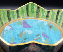 画像をギャラリービューアに読み込む, 伊藤北斗 釉刻色絵金銀彩 香炉