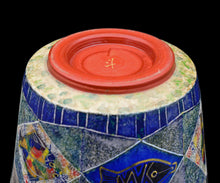 画像をギャラリービューアに読み込む, 伊藤北斗 釉刻色絵金銀彩 香炉