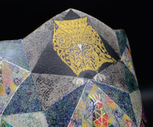 画像をギャラリービューアに読み込む, 伊藤北斗 釉刻色絵金銀彩 香炉