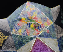 画像をギャラリービューアに読み込む, 伊藤北斗 釉刻色絵金銀彩 香炉