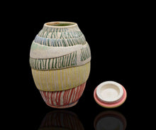 画像をギャラリービューアに読み込む, アーグネスフス 七彩茶入