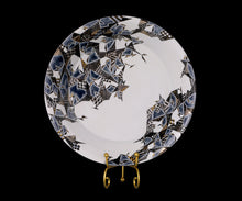 画像をギャラリービューアに読み込む, 多田幸史 幾何紋金白金彩 鉢 八寸