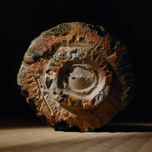 Load image into Gallery viewer, Haruhiko Tsukamoto black oribe tea bowl
