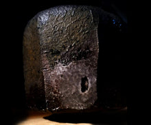 画像をギャラリービューアに読み込む, 後関裕士 錫彩蒼変黒削茶盌
