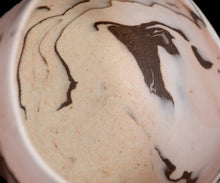 画像をギャラリービューアに読み込む, アマンダトン The Perfect Imbalance 窯変黒白磁茶盌「火舞影」
