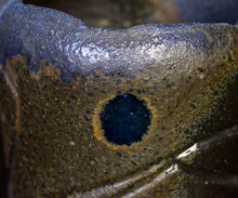 画像をギャラリービューアに読み込む, 後関裕士 蒼変黒線刻茶盌
