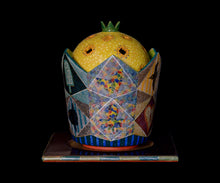 画像をギャラリービューアに読み込む, 伊藤北斗 釉刻色絵金銀彩 香炉
