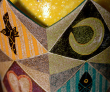 画像をギャラリービューアに読み込む, 伊藤北斗 釉刻色絵金銀彩 香炉
