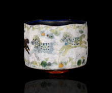 Load image into Gallery viewer, Ito Hokuto Yukoku Iroke Kinginsai chawan

