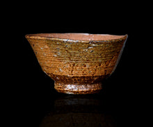 画像をギャラリービューアに読み込む, 通次廣 片身替伊羅保茶盌
