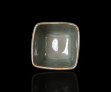 Load image into Gallery viewer, Tasuku Mitsufuji celadon inlaid square cup
