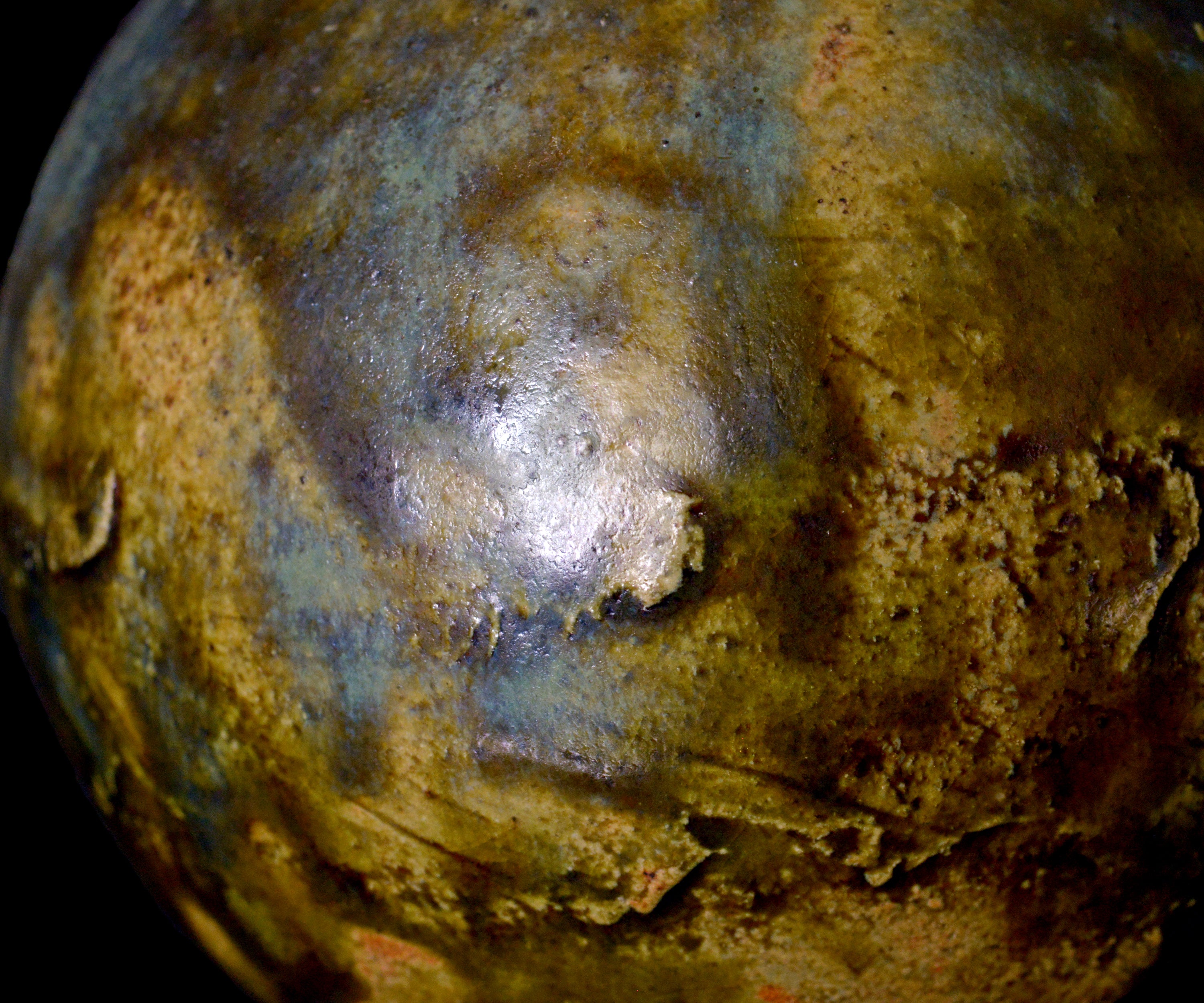 加藤亮太郎 織部花入 – 窯と土～Kama-to-tsuchi～