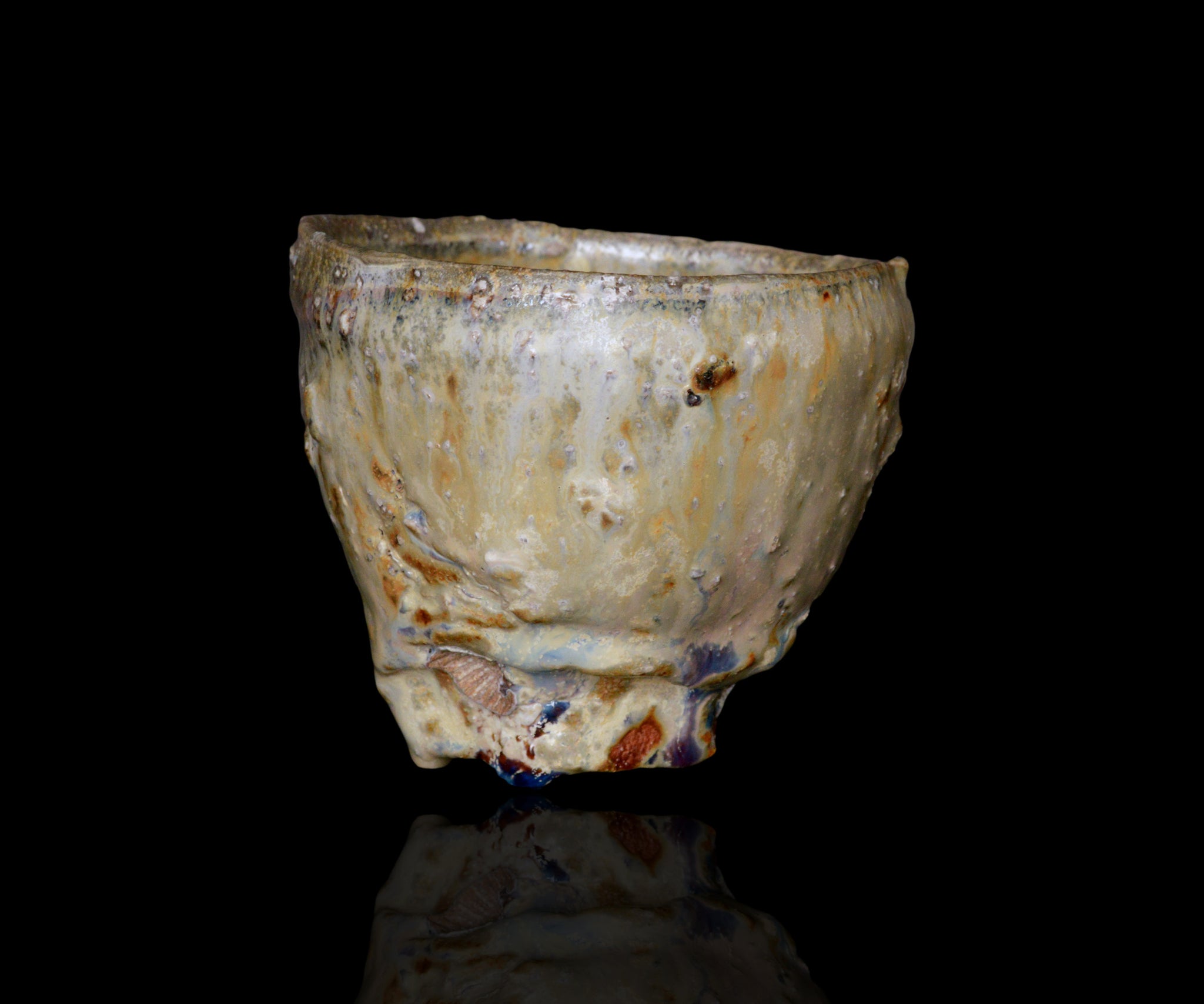 ジェフシャピロ 白釉茶盌 