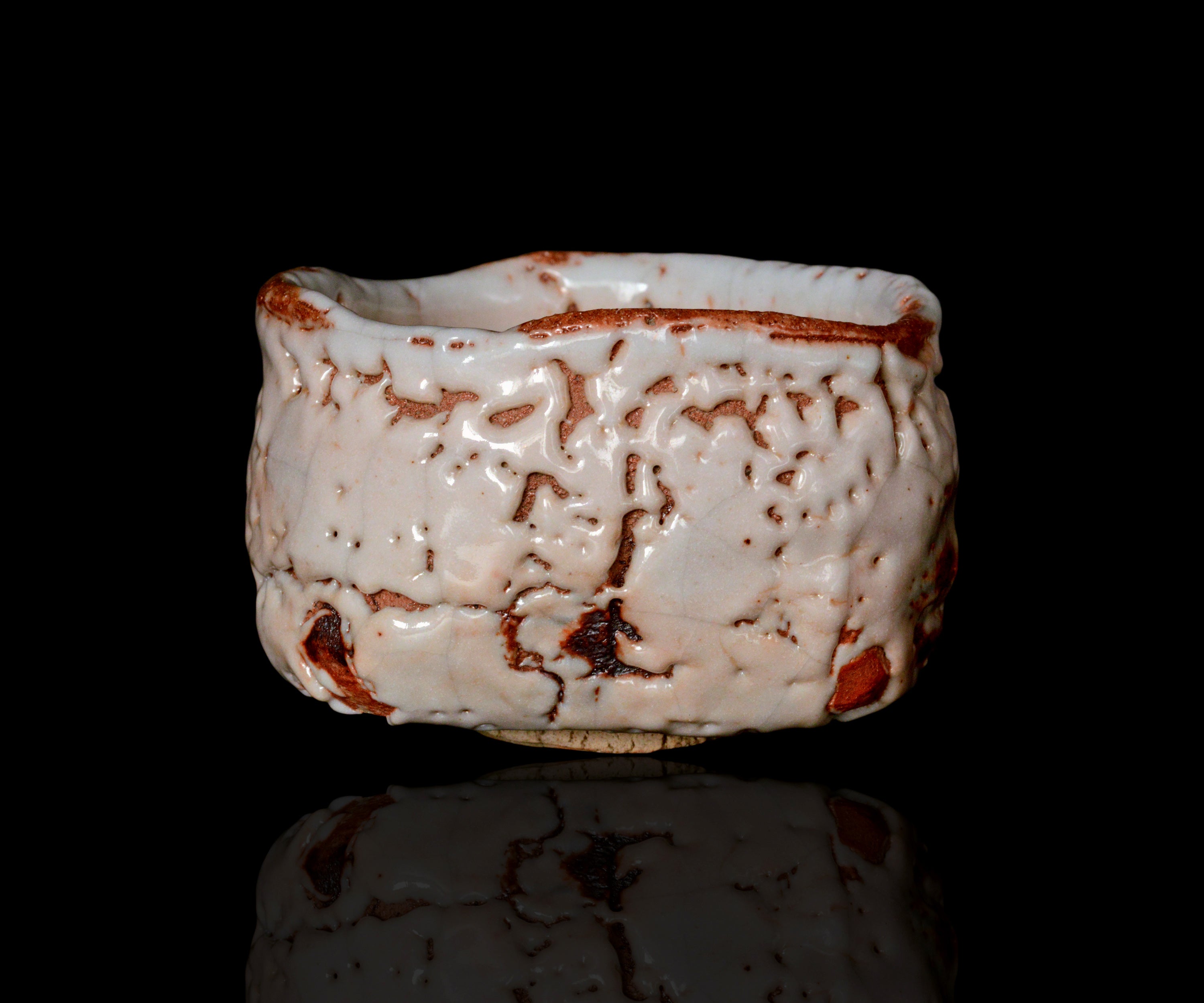 ☆茶3 橋本城丘 茶碗 共箱 タコチ 直径12.4cm 東金6-0310④