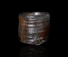 Load image into Gallery viewer, Kuro-Tamba Chawan by Masahiko Imanishi
