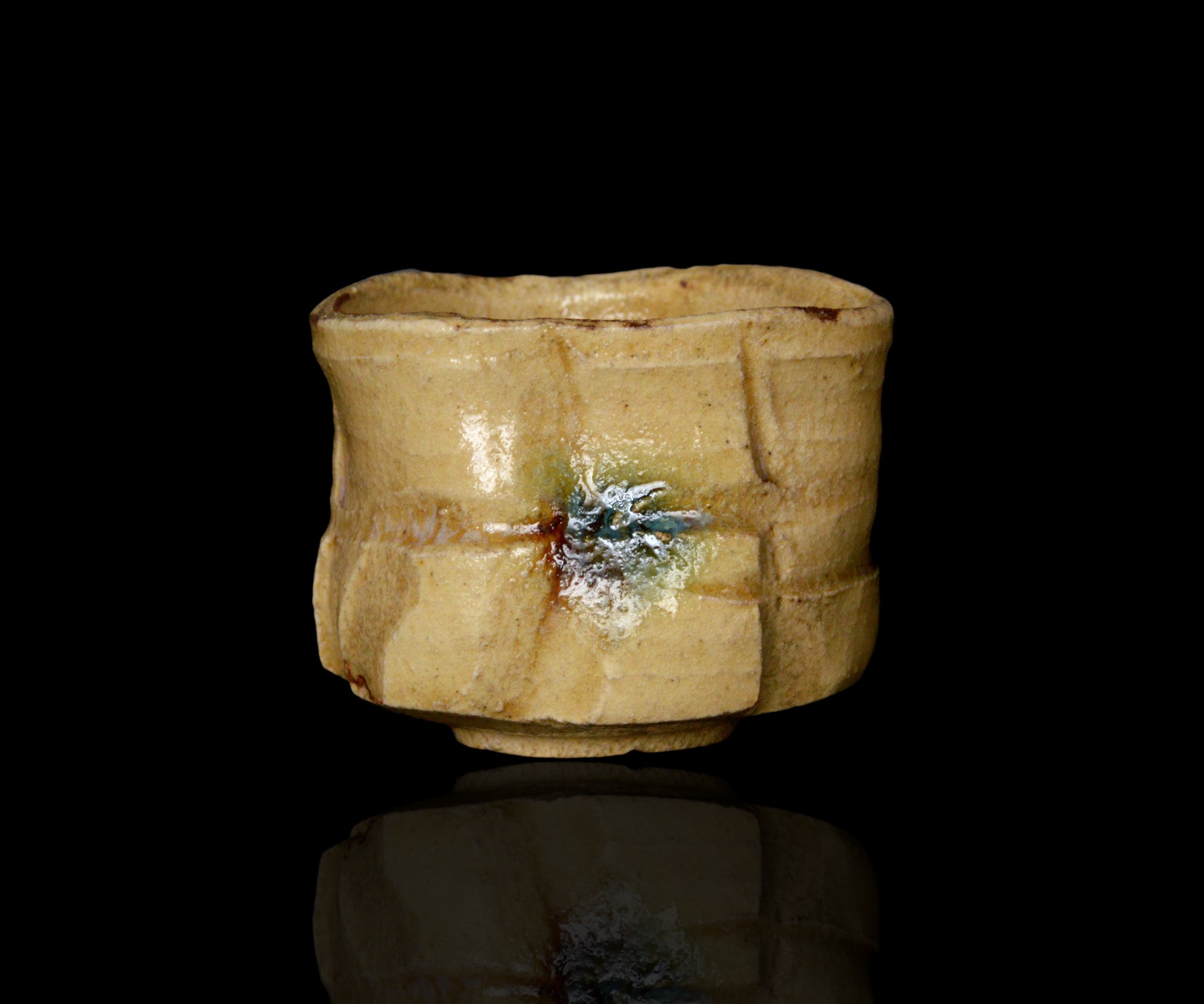 松村遷 黄瀬戸 ぐい呑 松村遷黄瀬戸ぐい呑