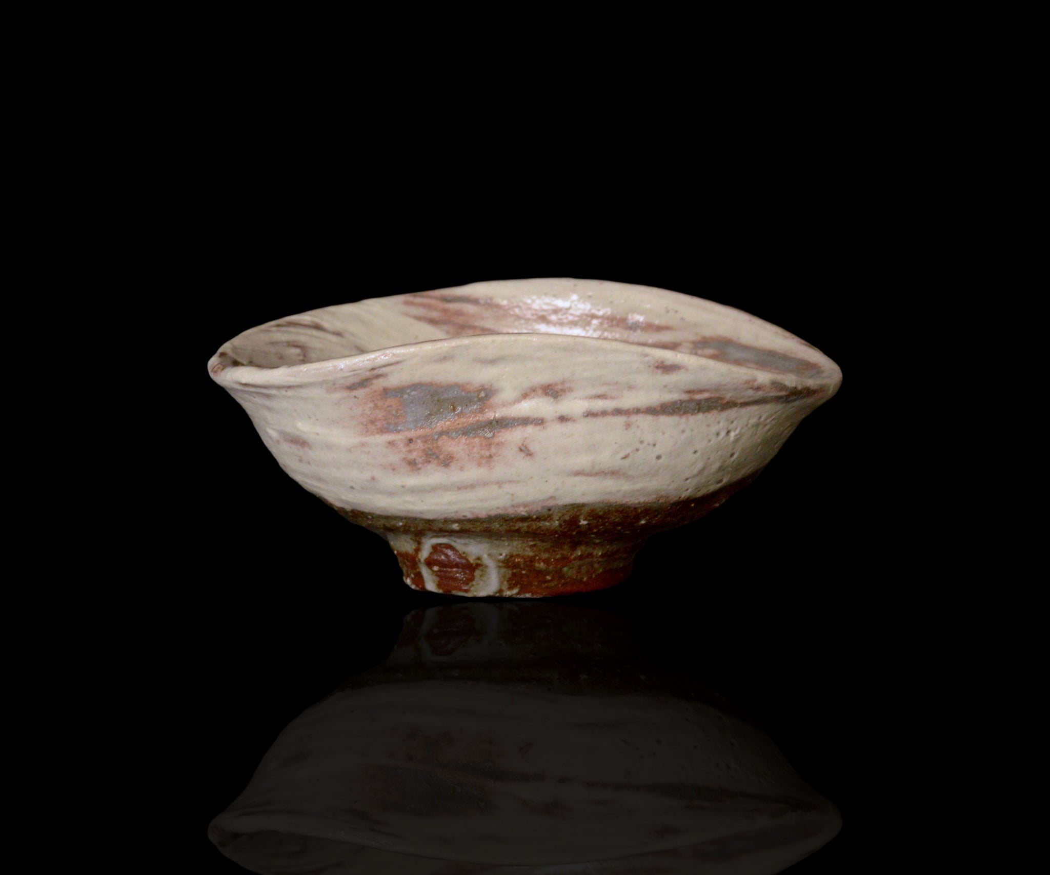 片口■古備前焼 孝 享 歪み菓子鉢 共箱 菓子器 酒器 古美術 時代物 骨董品■ shuki3067-3B-300x237.jpg