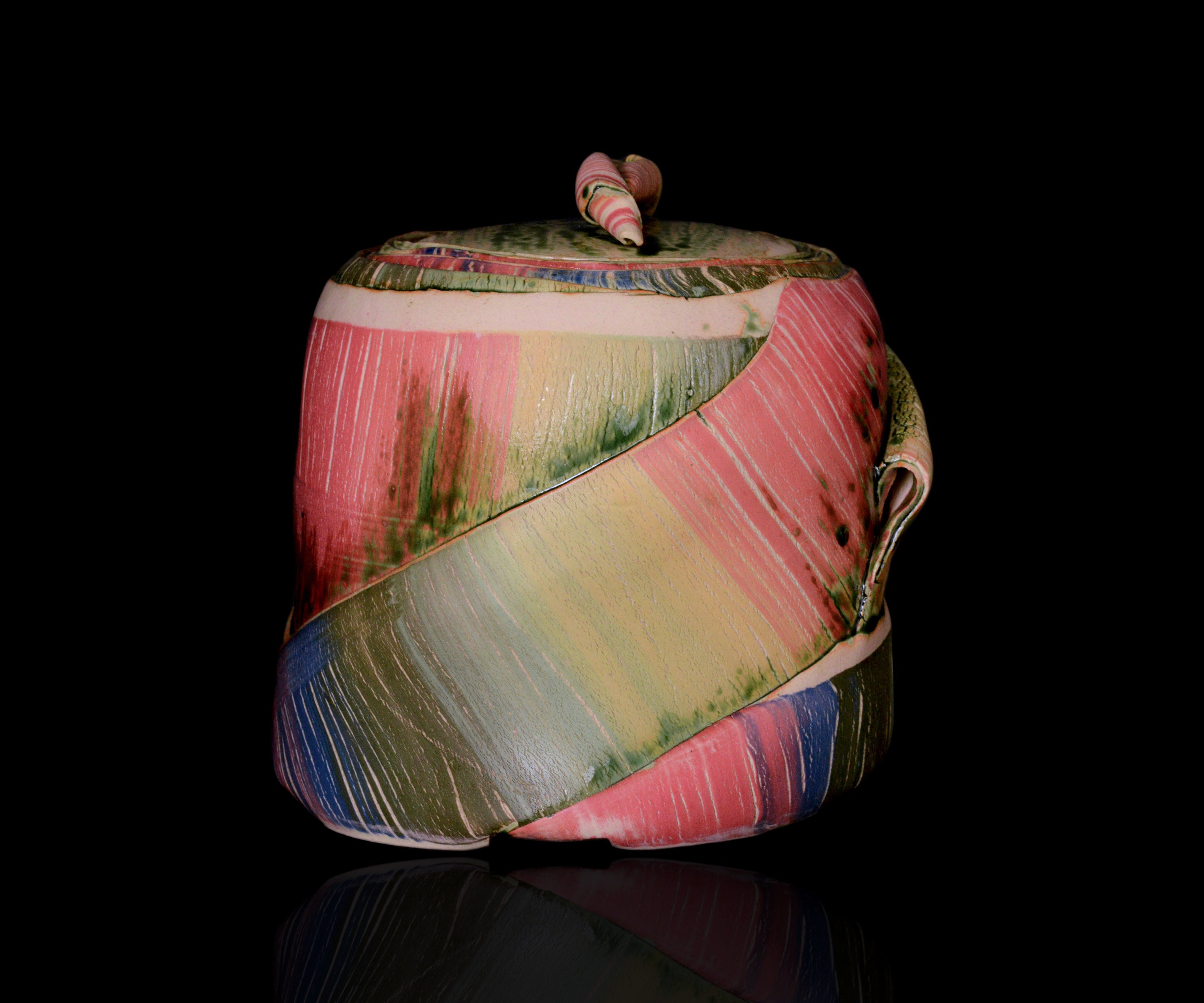 アーグネスフス 七彩水指 しぶき – 窯と土～Kama-to-tsuchi～