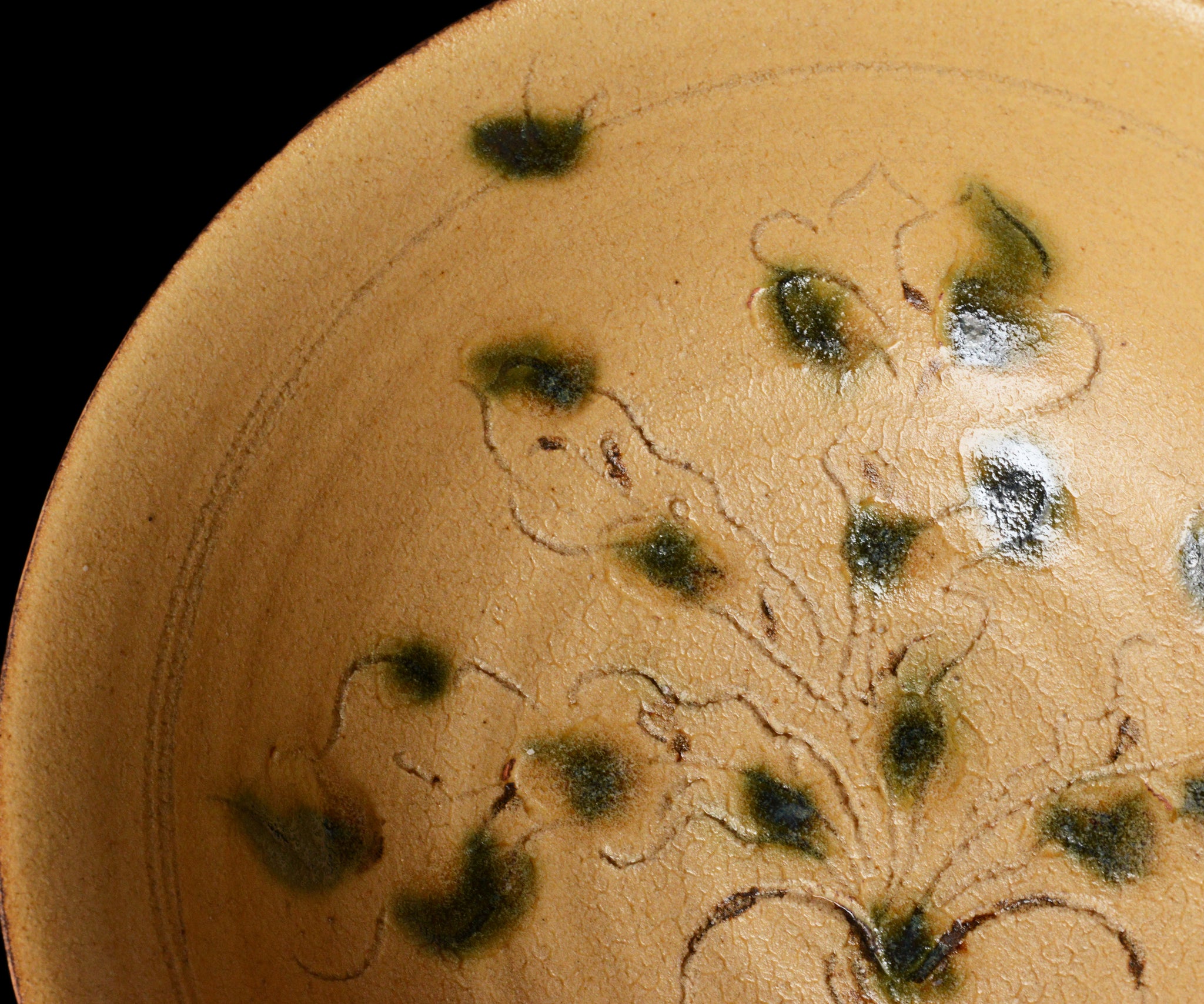 松村遷 本沼梅華皮手黄瀬戸蕪文鉢 – 窯と土～Kama-to-tsuchi～