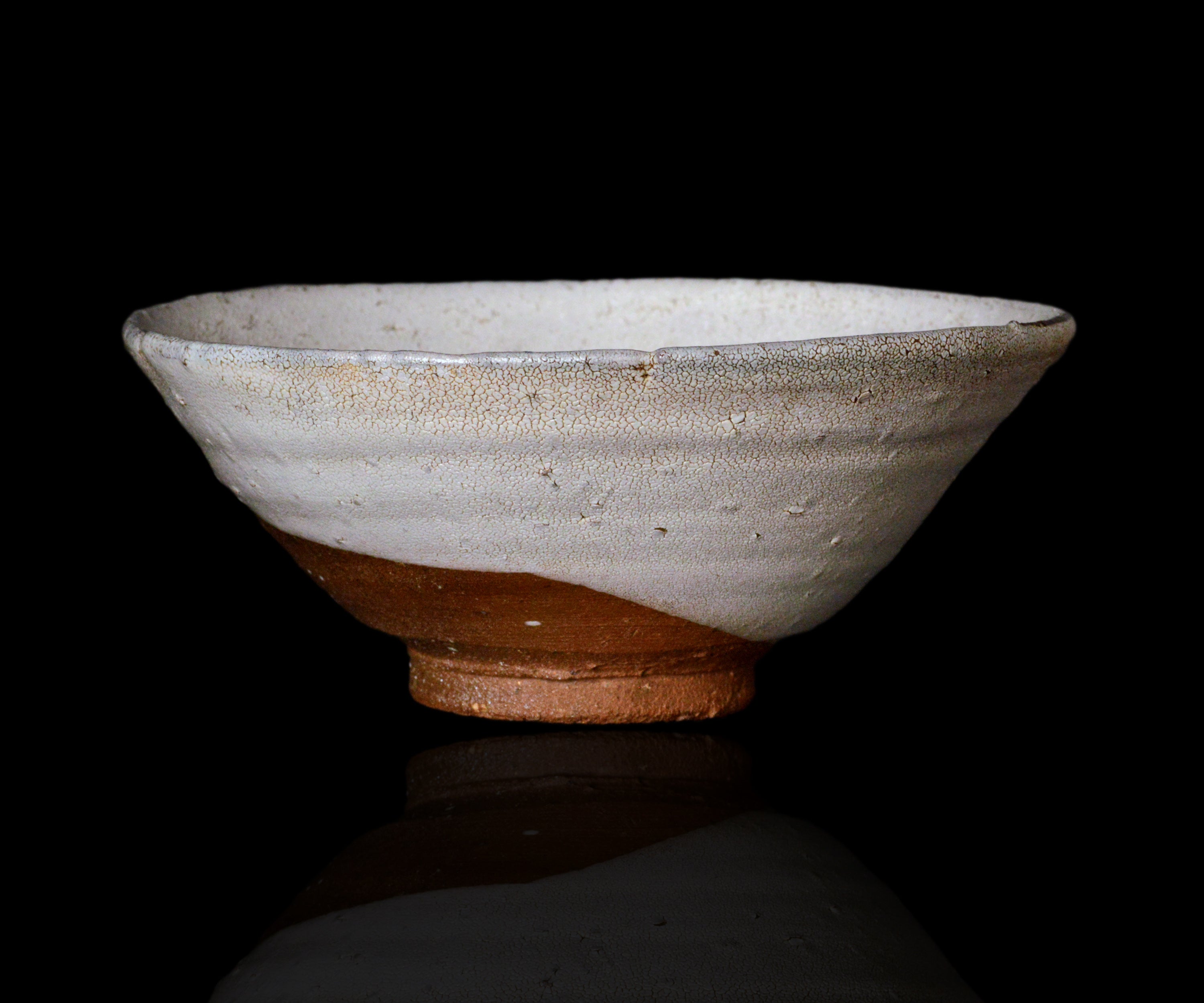 安永頼山 白唐津皮鯨茶盌 – 窯と土～Kama-to-tsuchi～