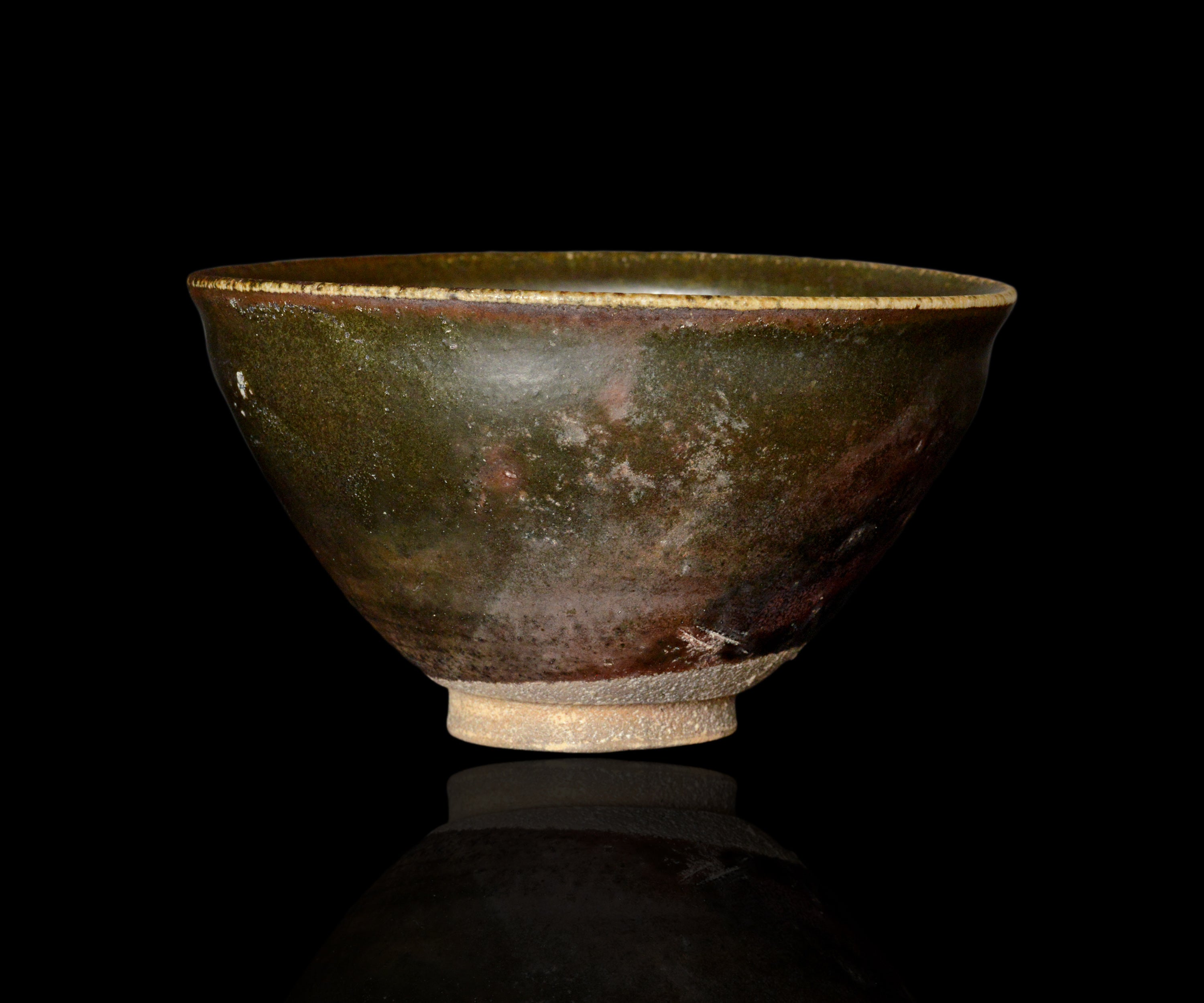 三藤るい 黒唐津天目茶碗 – 窯と土～Kama-to-tsuchi～